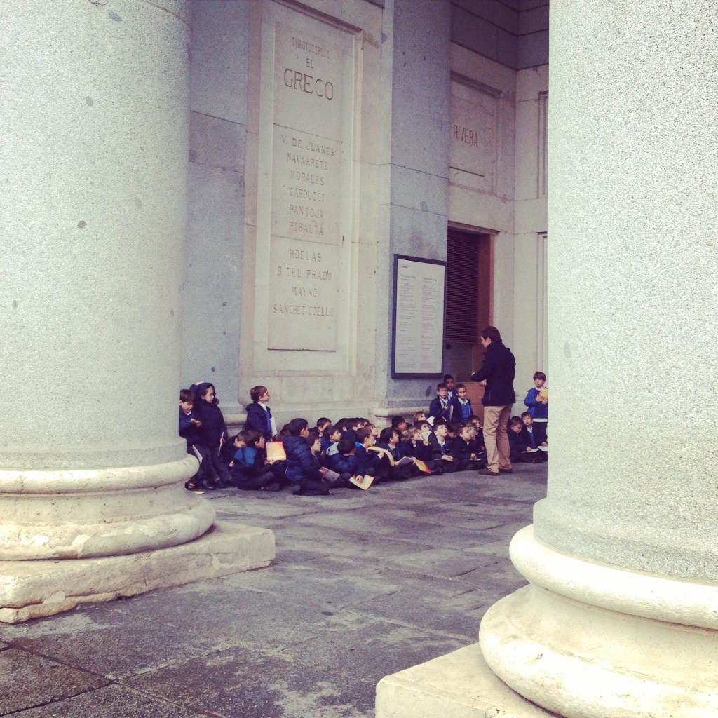 Outside el Prado. Madrid.